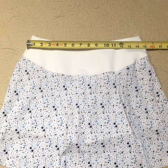 New! Puma PWRShape White Dot Print 16” Golf Skort With Pockets size Medium - Picture 13 of 15
